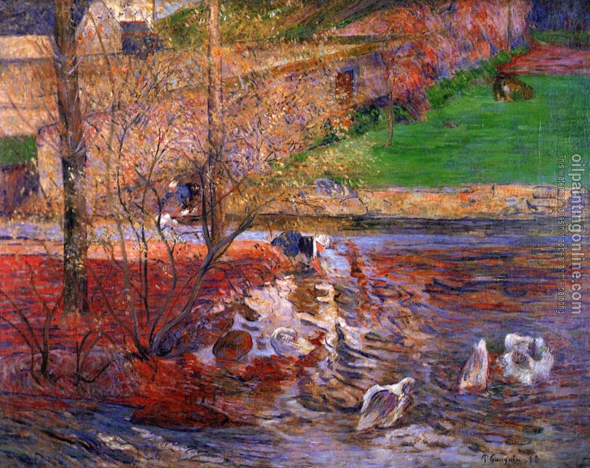 Gauguin, Paul - Landscape with Geese